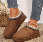 Plush Lined Clogs Braided Detail Platform Comfort- PRE ORDER