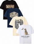 4Pcs Set Local Boy Outfitters Camo Dog & Moon Graphic Tees- PRE ORDER